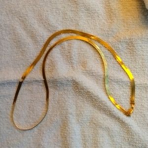 14k gold chain. Herringbone